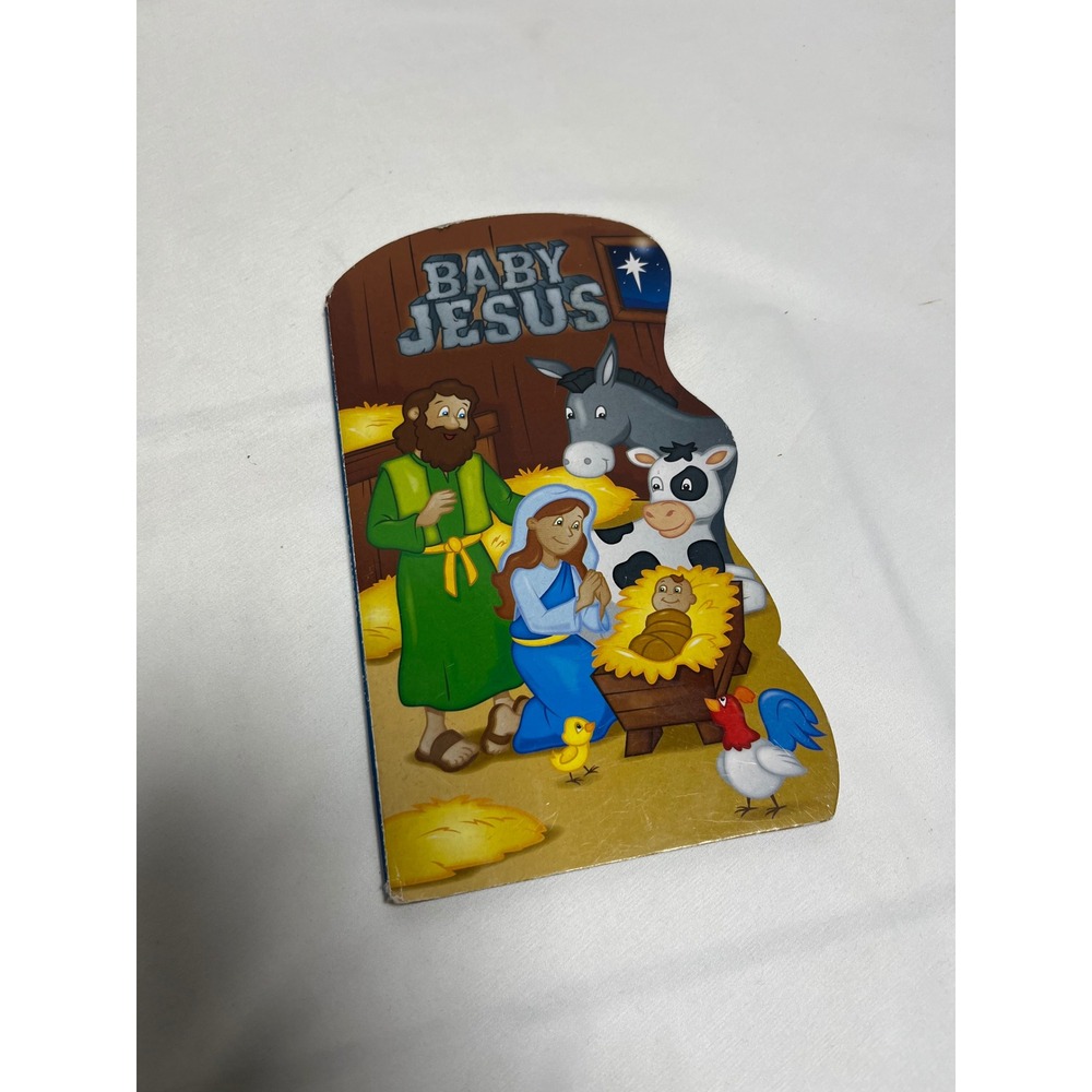 Baby Jesus Board Book The Clever Factory Nativity Bible Story Christmas Die-Cut